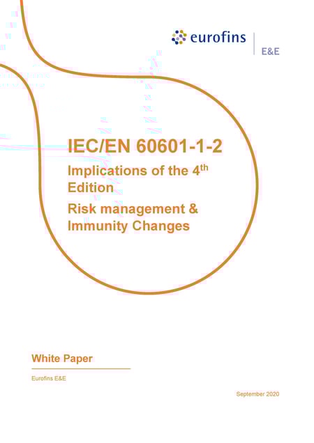 Eurofins E&E North America - White Paper - 4th Edition of 60601-1-2 - December 2020_Page_1 Eurofins E&E North America - White Paper - 4th Edition of 60601-1-2 - December 2020_Page_1